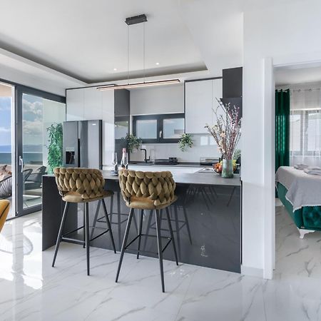 Lux Penthouse Panoramic View With Jacuzzi Makarska Exterior foto
