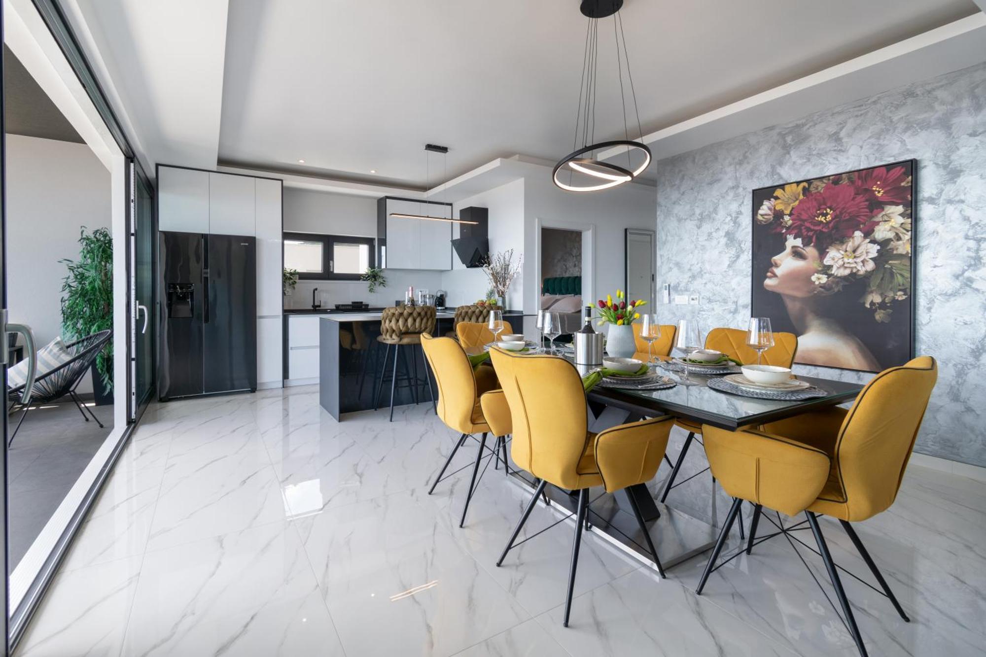 Lux Penthouse Panoramic View With Jacuzzi Makarska Exterior foto