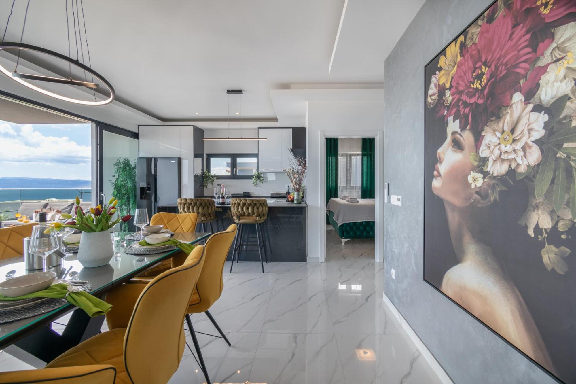 Lux Penthouse Panoramic View With Jacuzzi Makarska Exterior foto